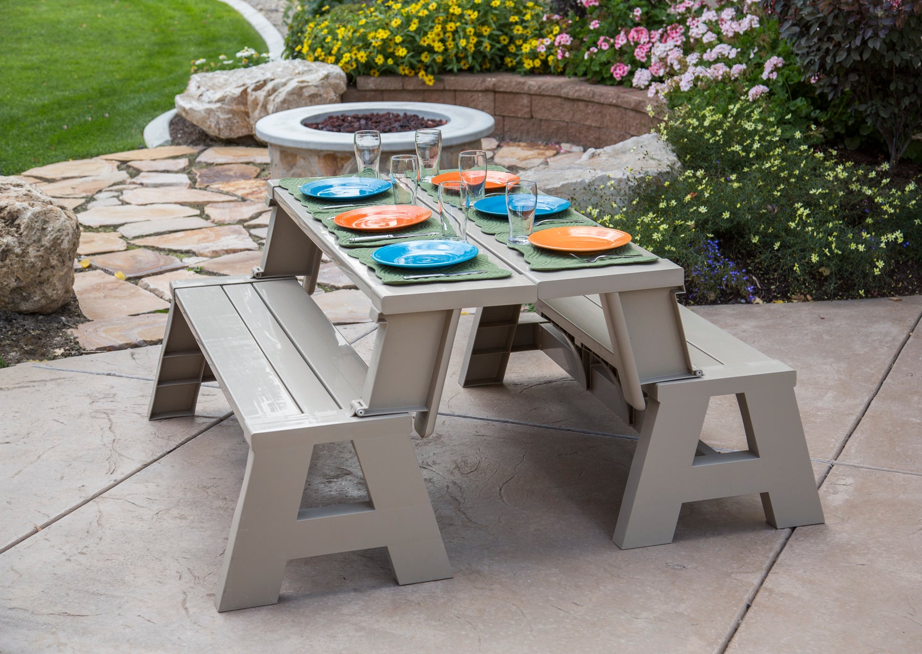 Convert A Bench Outdoor Bench Table - Convertible Bench – Convert a Bench