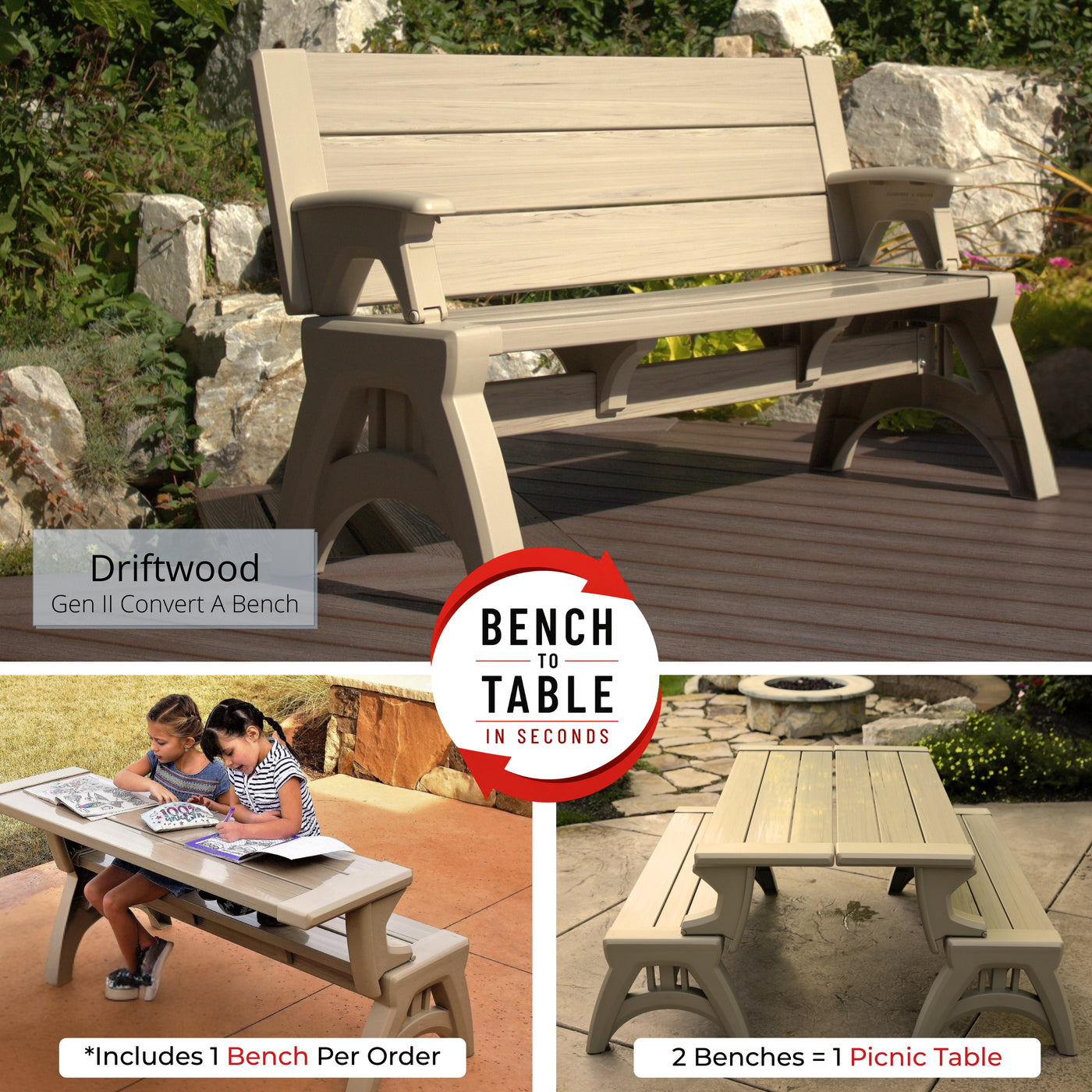 Convert A Bench - Outdoor Furniture – Convert a Bench