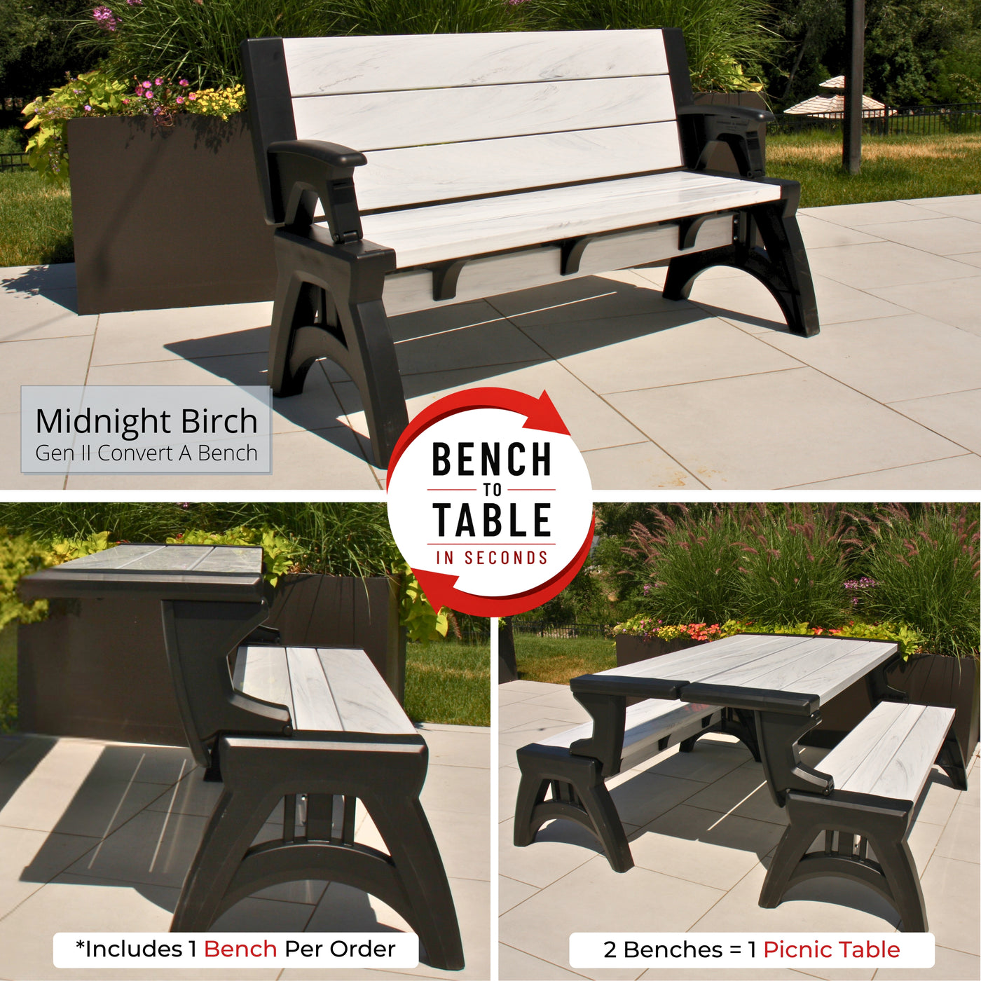 Convert A Bench Pattern Convert A Bench - Outdoor Furniture – Convert a Bench