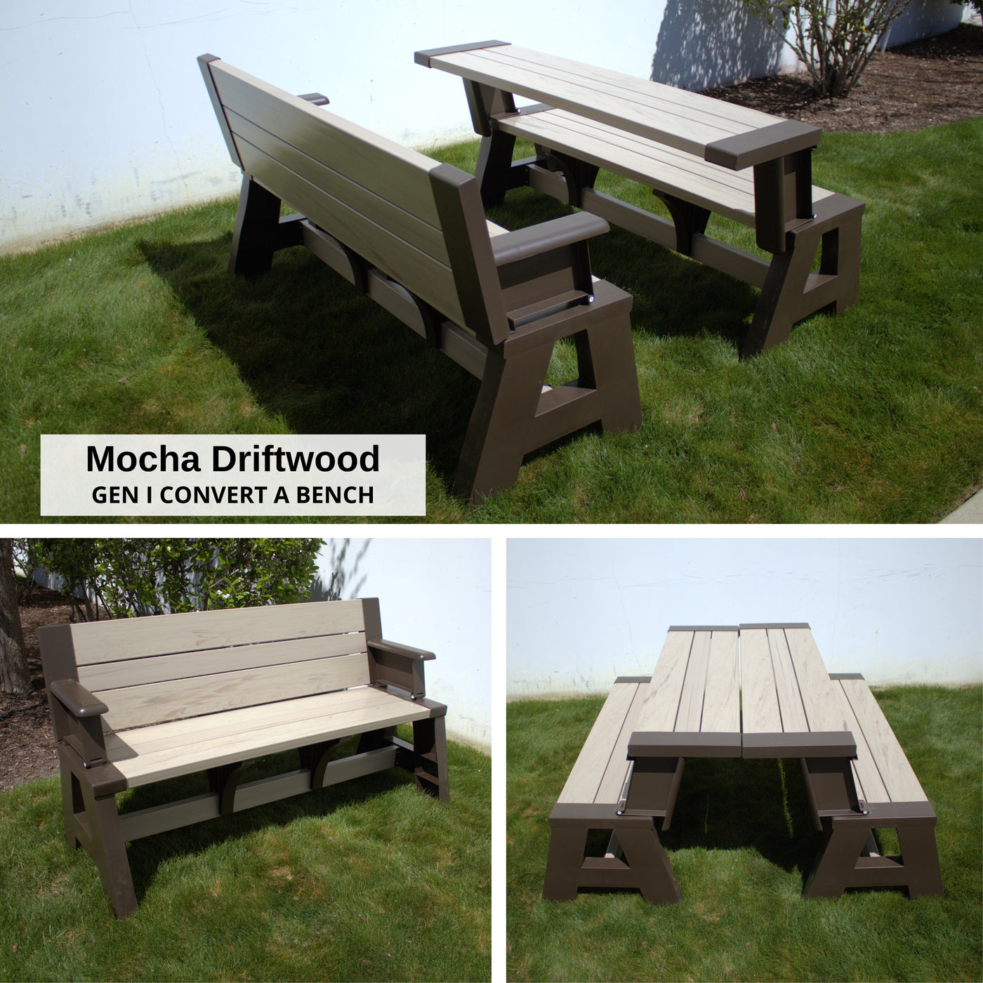 Convert A Bench Outdoor Bench Table - Convertible Bench – Convert a Bench