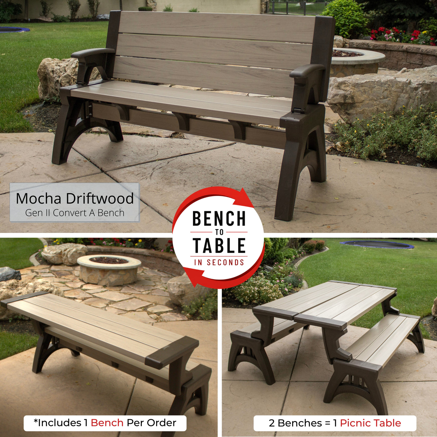 Convert A Bench - Outdoor Furniture – Convert a Bench