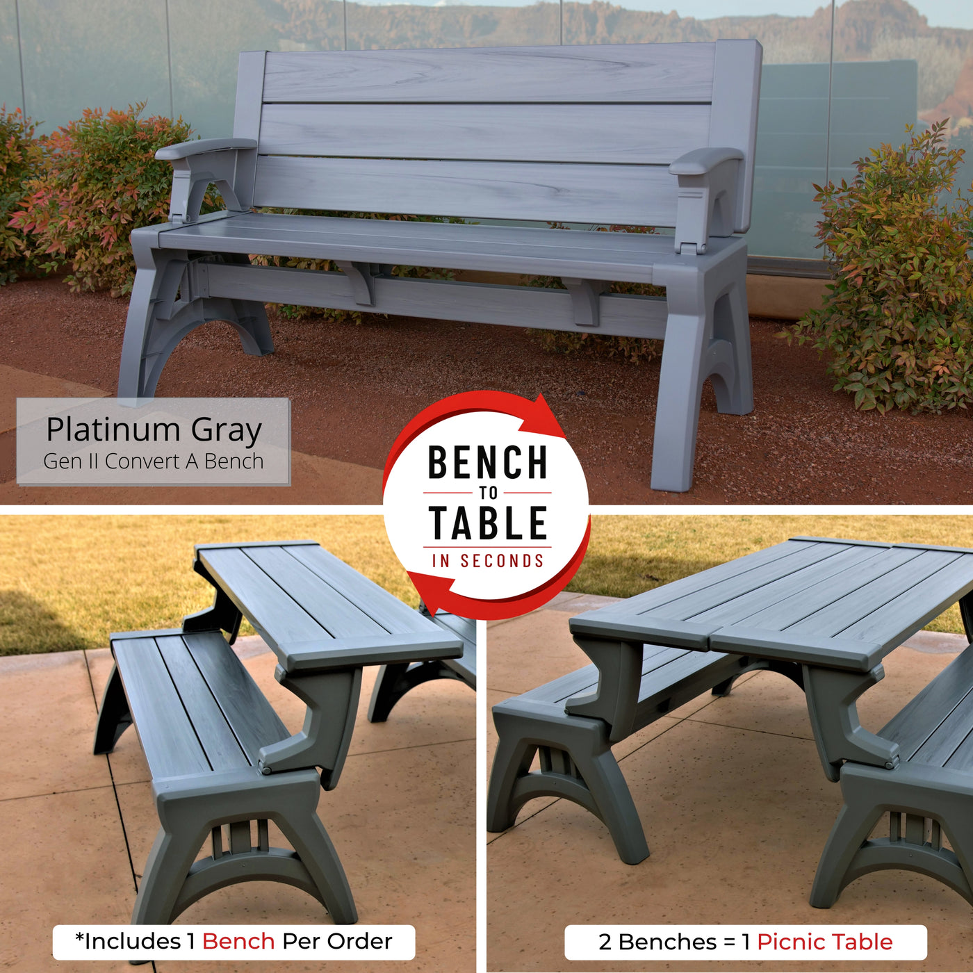 Convert A Bench - Outdoor Furniture – Convert a Bench