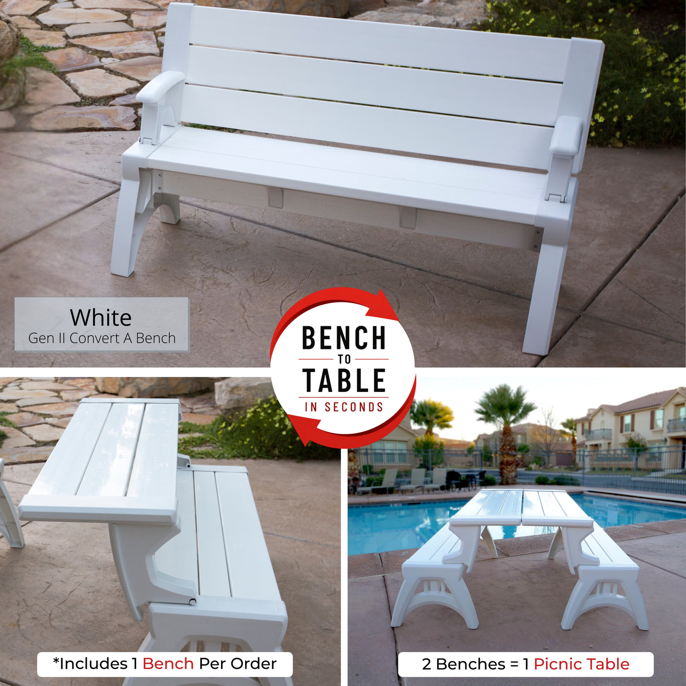 Convert A Bench Pattern Convert A Bench - Outdoor Furniture – Convert a Bench