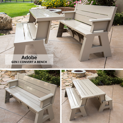 Convert A Bench Outdoor Bench Table - Convertible Bench – Convert a Bench
