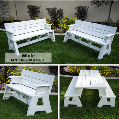 Convert A Bench Outdoor Bench Table - Convertible Bench – Convert a Bench